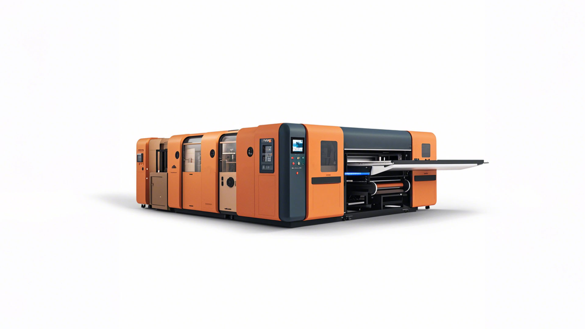 紙箱機械設(shè)備工業(yè)產(chǎn)品外觀設(shè)計